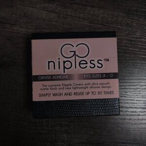 GO Nipless Reusable Silicone Nipple Covers Size A-D - New in Package